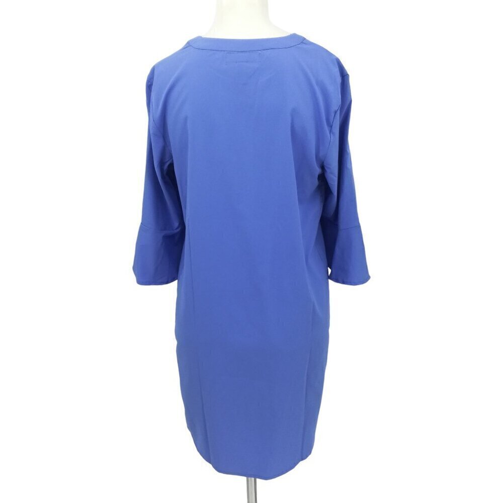 Coolibar Sun Protection UPF 50+ Blue Dress Coverup Size S Bell Sleeve Shift - Picture 10 of 15